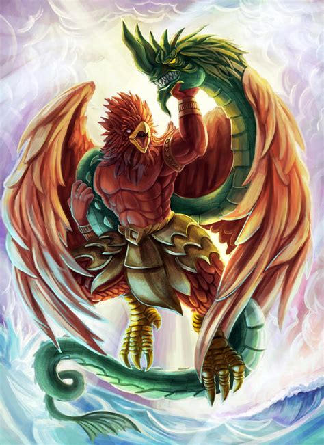 Garuda battle Naga serpent by flukekung on DeviantArt