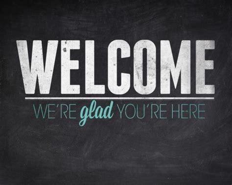 Slate Welcome Banner - Church Banners - Outreach Marketing