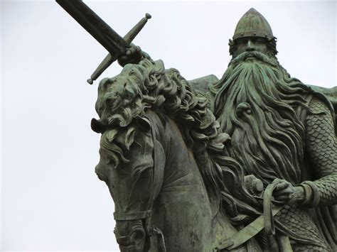 Equestrian statue of El Cid in Burgos Spain