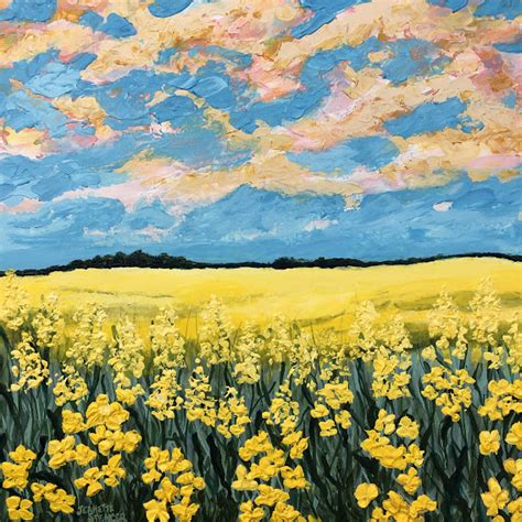 Canola field (SOLD)******* - Jeanette Spencer