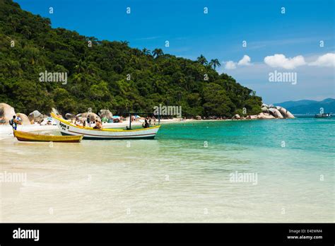 Beach of Campeche island - Santa Catarina, Florianópolis, Brazil Stock ...