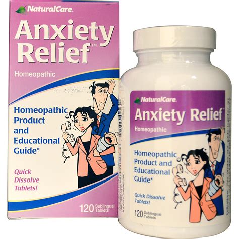 Natural Care, Anxiety Relief, 120 Sublingual Tablets - iHerb.com