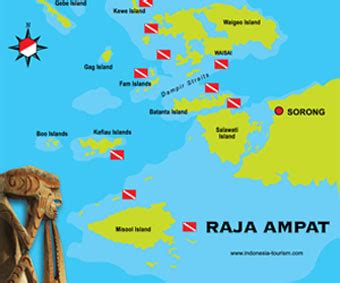 Raja Ampat Map - Map of Raja Ampat Islands In West Papua, Indonesia