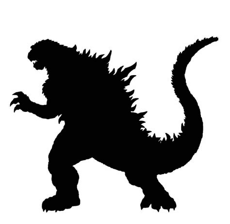 Godzilla Silhouette Vector Free - ClipArt Best - Cliparts.co