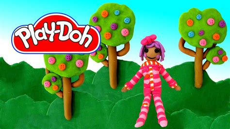 How to make Play Doh Lalaloopsy Pillow Featherbed Doll Play-Doh Craft N Toys - YouTube