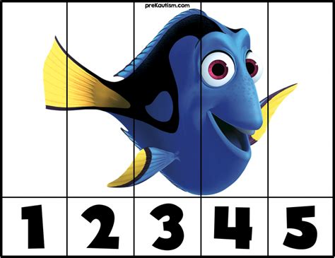 Finding Nemo Color By Number