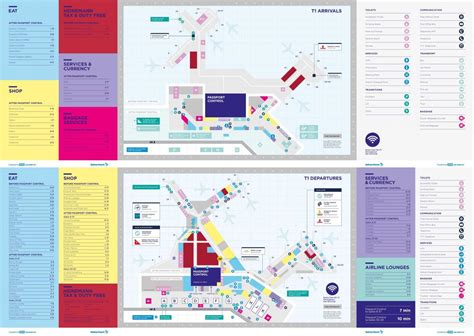 Sydney airport map t1 - Map of sydney airport terminal 1 (Australia)