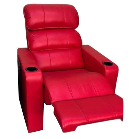 PU Leather Motorized Wooden Red Recliner Sofa at Rs 16500/piece in Vadodara | ID: 2850648239230