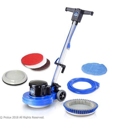 Prolux Core Heavy Duty Commercial Polisher Floor Buffer Machine Scrubber and 5 Pads - Walmart.com