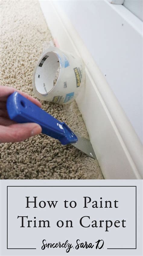 How to Paint Baseboards on Carpet - Sincerely, Sara D. | Home Decor ...