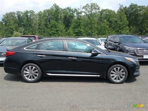 2017 Phantom Black Hyundai Sonata Sport #114922771 Photo #2 | GTCarLot.com - Car Color Galleries