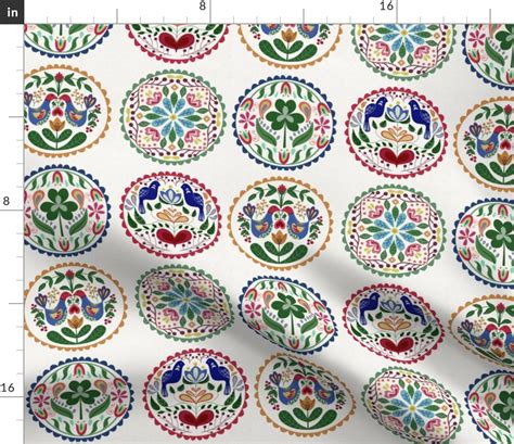 Pennsylvania Dutch Hex Signs Fabric | Spoonflower