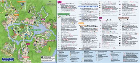 Disney's Animal Kingdom Map (Walt Disney World) | WDW Kingdom