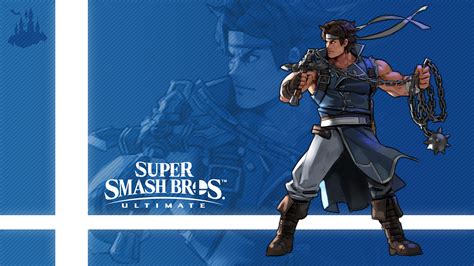 HD Wallpaper featuring Richter Belmont from Super Smash Bros. Ultimate by Callum Nakajima