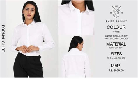 Rare Rabbit Shirts FOR WOMEN at Rs 960/piece | Ladies Cotton Shirts in New Delhi | ID: 2851832097988