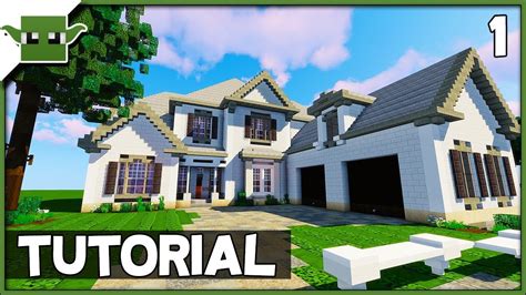 Minecraft 6-Bed Mansion Tutorial - Ep1 (How to Build a House in Minecraft) - YouTube