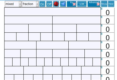 Interactive fraction wall | Fraction wall, Fractions, Teaching fractions