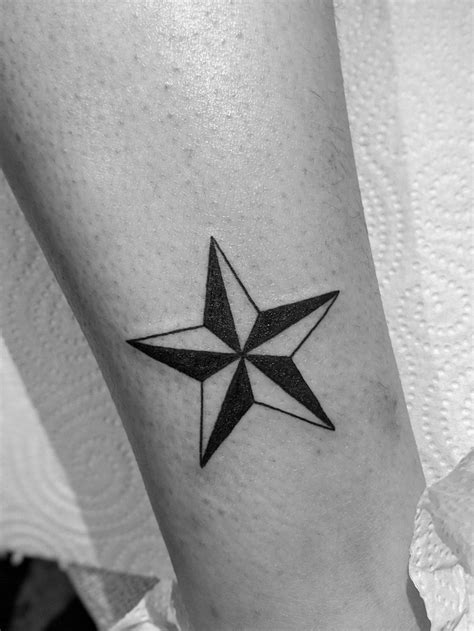 North Star Tattoo Design