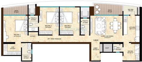 Sunteck Signia High Floor Plan - floorplans.click