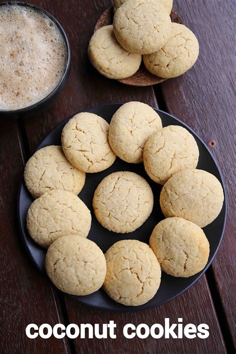 coconut cookies recipe | coconut biscuits | eggless coconut cookie