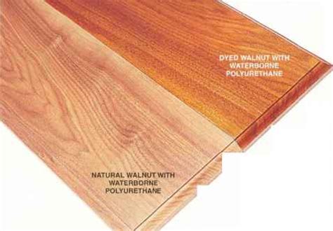 Dyed Walnut - Finishing Tips - Woodworking Archive