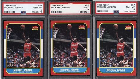 Michael Jordan Monday with plenty of 1986 Fleer rookie cards up for ...