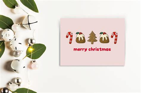 Cute Christmas Cards Pack, Merry Christmas Card, Funny Christmas Card ...