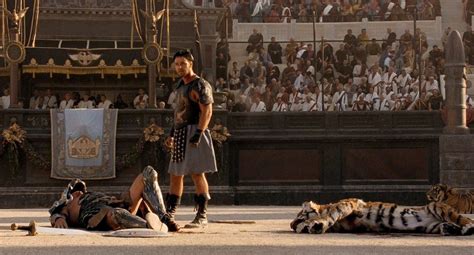 Gladiator Battle Scene