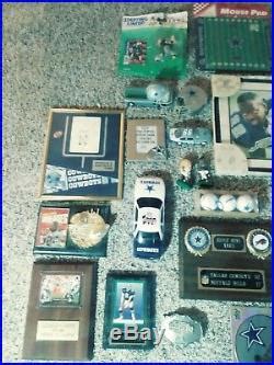 Dallas Cowboys Memorabilia LOT 30+ pieces Super Bowl 1990′s NFL Football » Dallas Cowboys Used