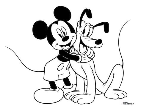 Mickey Mouse Friends Coloring Pages