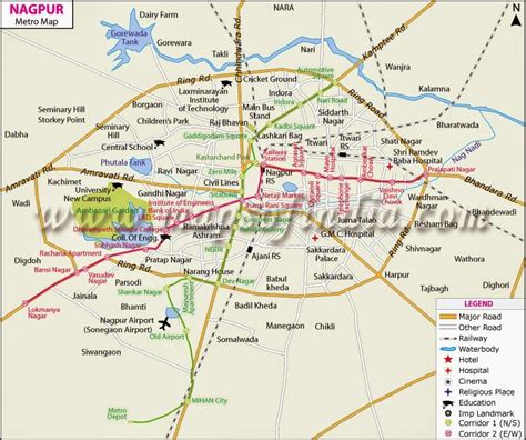 Nagpur Metro Rail Project - MAP | Welcome to Nagpur -Orange City