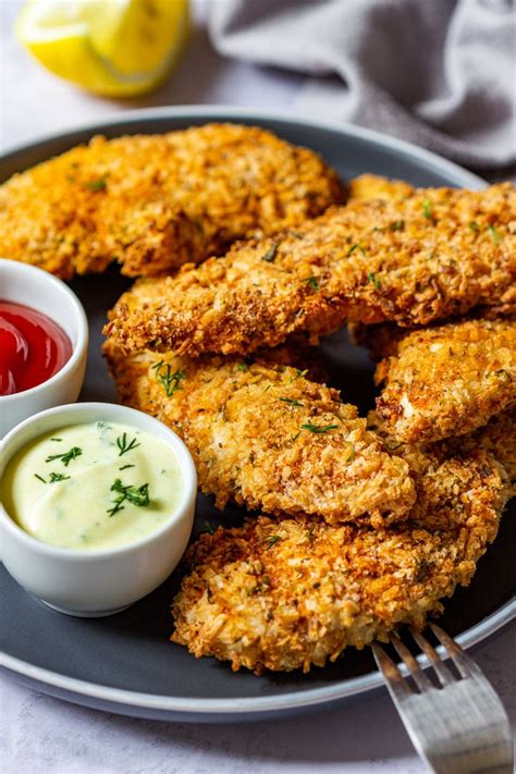 Crispy Air Fryer Chicken Tenders Recipe - Happy Foods Tube