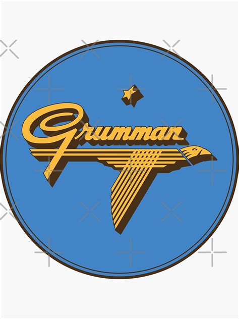 "Grumman Aircraft Company Logo" Sticker for Sale by OuofBusiness ...