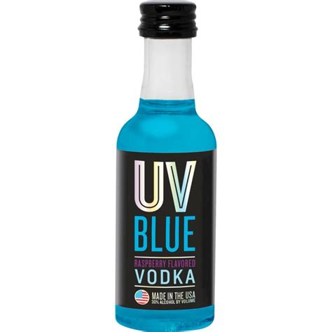 UV Blue Vodka (50 ml) - Instacart