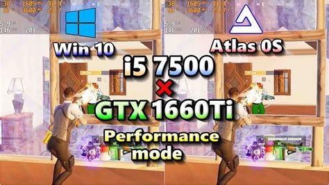 GTX1660Ti×CORE i5 7500/Atlas os Windows10/fortnite chapter5 Season2/performance/FPS/フォートナイト/2024 ...