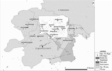 The white area in the center of the map represents the ITC protected... | Download Scientific ...