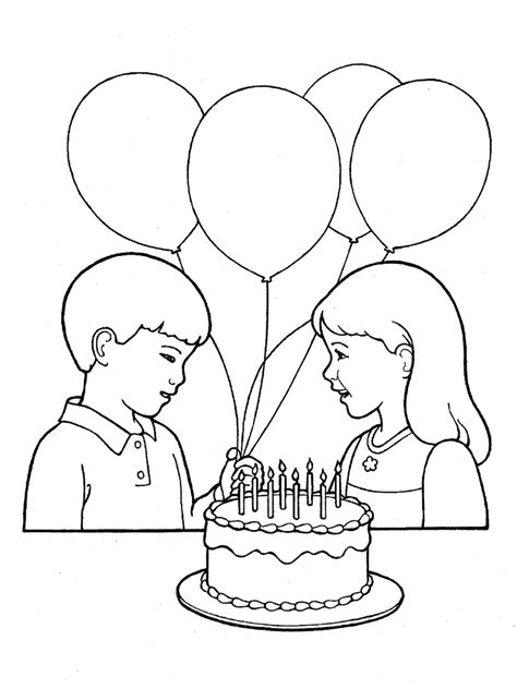 Birthday Party Drawing at GetDrawings | Free download