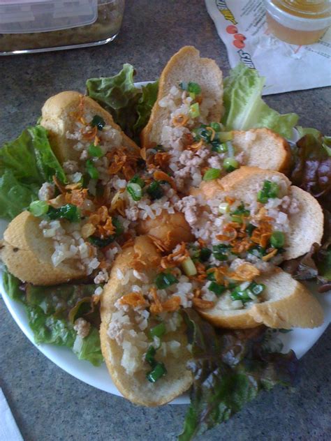 I forgot what this Vietnamese dish is called but it sure is delicious :) Enjoy Banh Mi ...