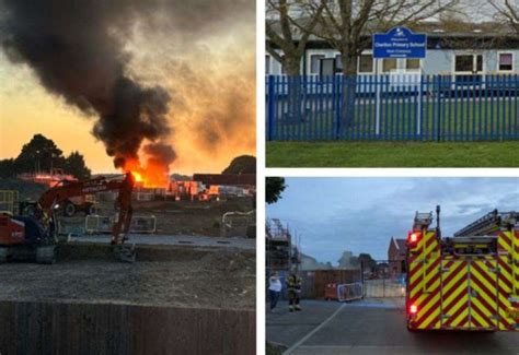 Fire at Cheriton Primary School grounds third blaze within half a mile ...