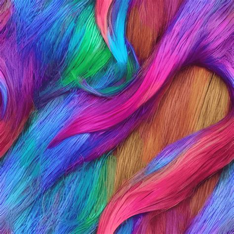 Mermaid Rainbow Hair Cartoon Graphic · Creative Fabrica