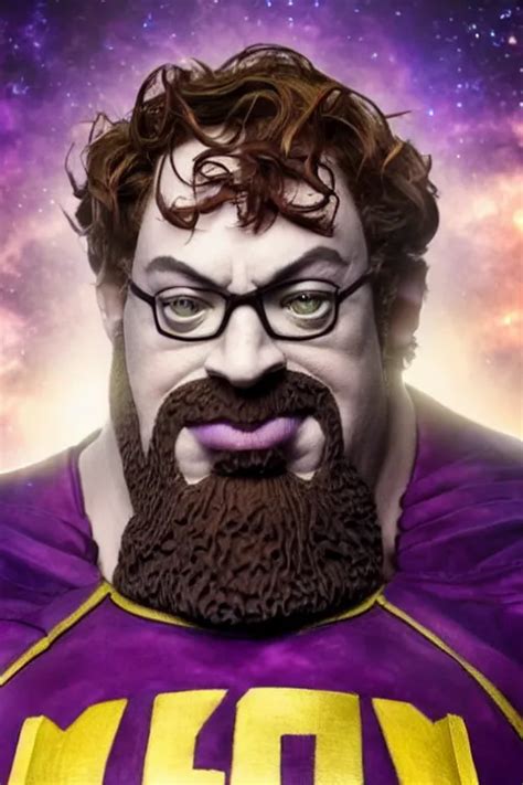 Sam Hyde cosplaying as Thanos, close-up, sigma male, | Stable Diffusion | OpenArt