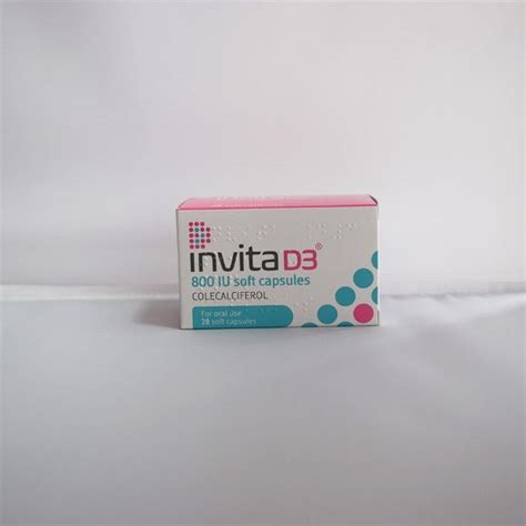 INVITA D3 Soft Capsules 800iu - 28 - Ashtons