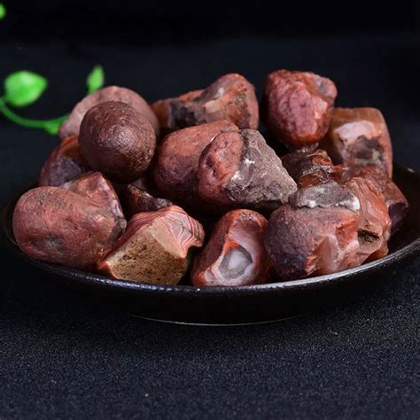 100g Natural Red Agate Original Stones Healing Home Decoration Mineral ...