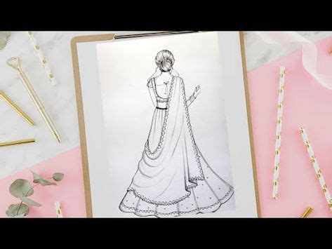 Top 76+ long frock drawing latest - 3tdesign.edu.vn