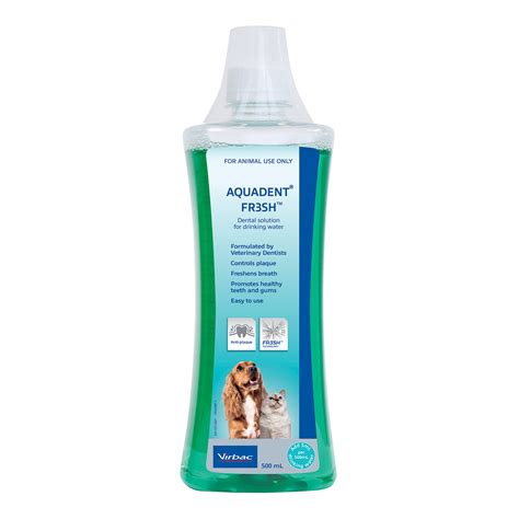 Aquadent Fresh Dental Water Additive for Dogs and Cats - 500 mL (16.9 fl oz) | Sierra Pet Meds