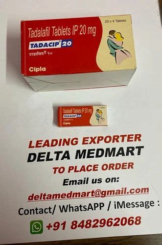 Tadacip 20 Mg Tablets at Rs 300/stripe | Ed Medicine in Nagpur | ID: 2849754654655