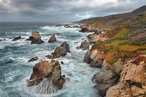 Garrapata State Park Waterfall Effect Photograph by Dean Hueber - Pixels