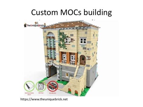 Custom lego modular building instructions