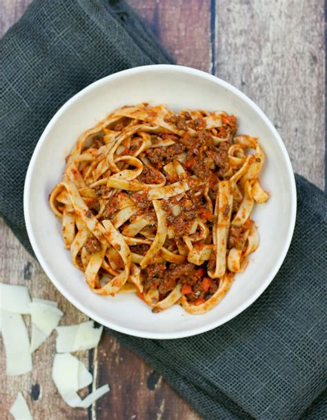 Weeknight Bolognese with Fettuccine - Erica Julson