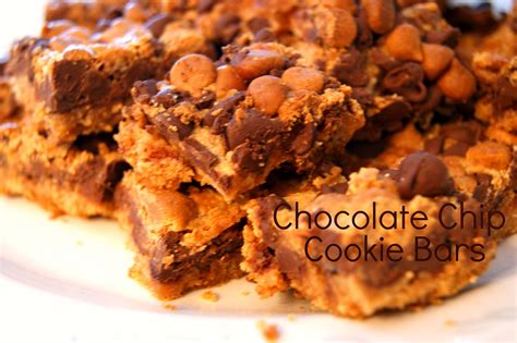 michelle paige blogs: (5 Ingredients) Chocolate Chip Cookie Bars